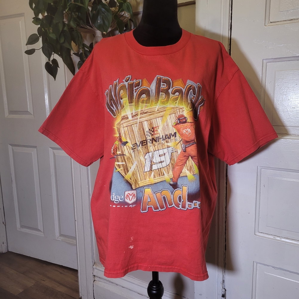 Vtg 2001 Streetwear Dad Tee Chase Authentics Nascar Tshirt/t357